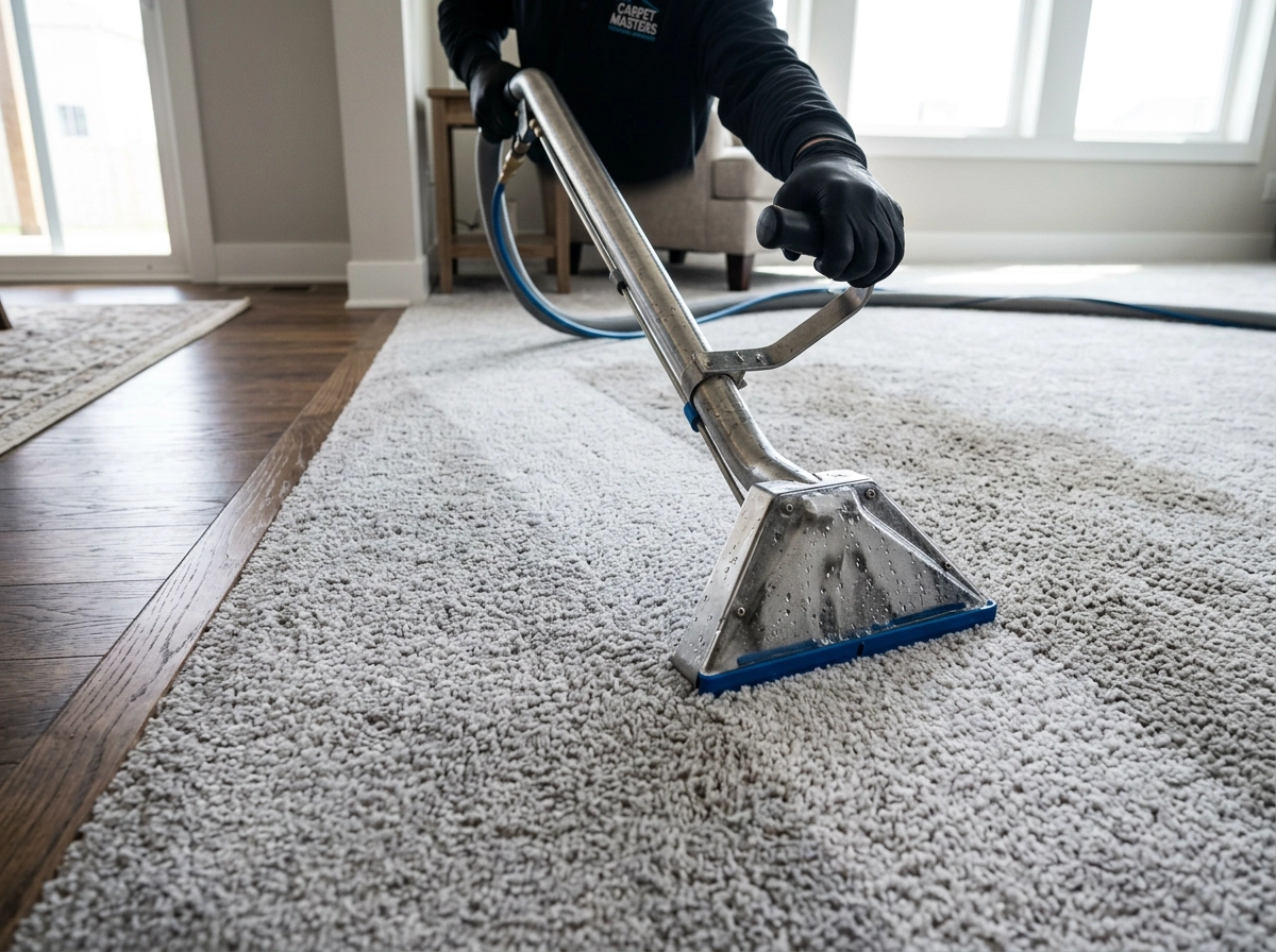 Carpet cleaning in a Utah home